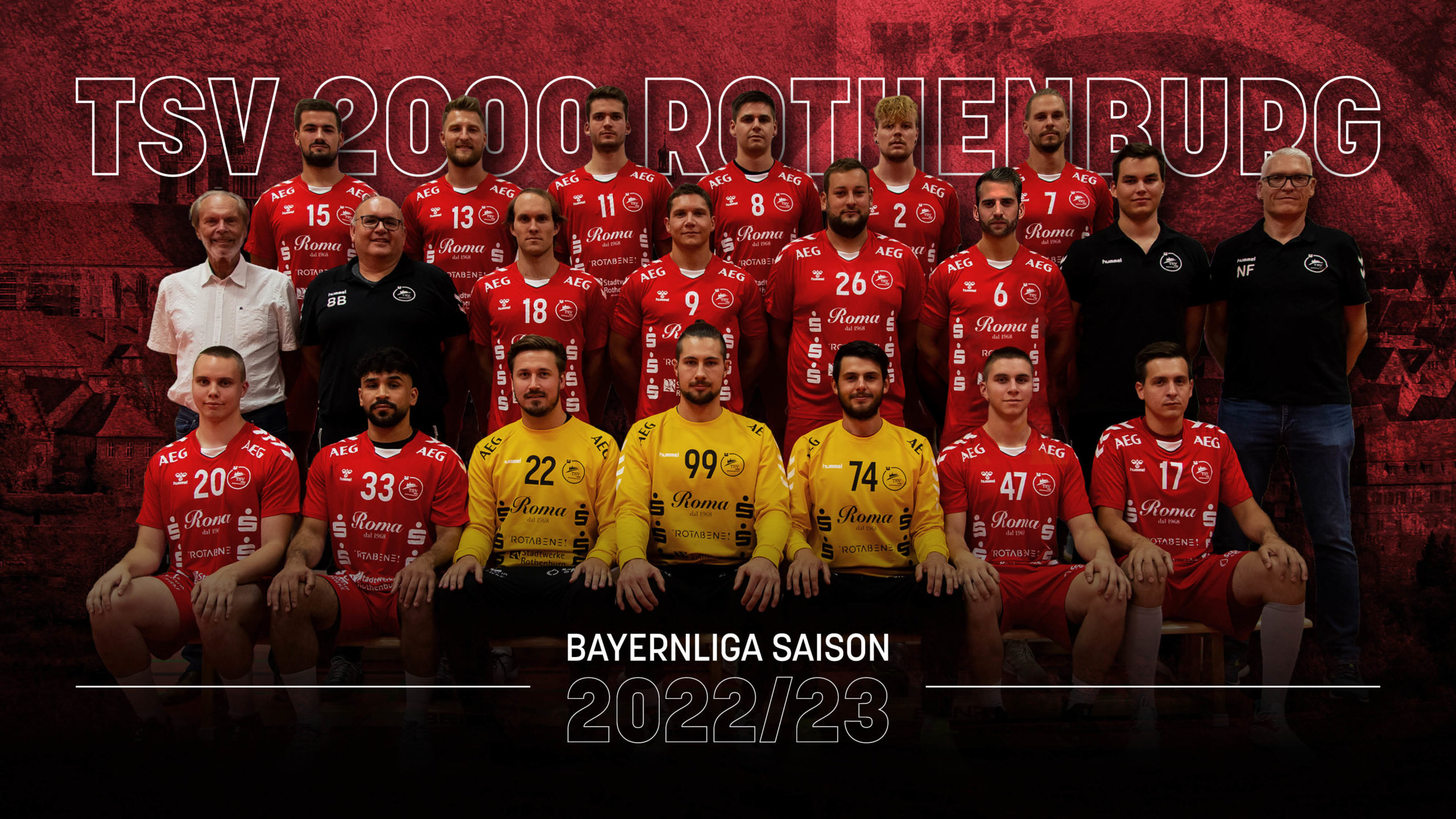 Mannschaftsfoto Herren 1 - Bayernliga 2022/23