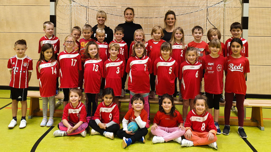 Die Bambinis des TSV 2000 Rothenburg Handball