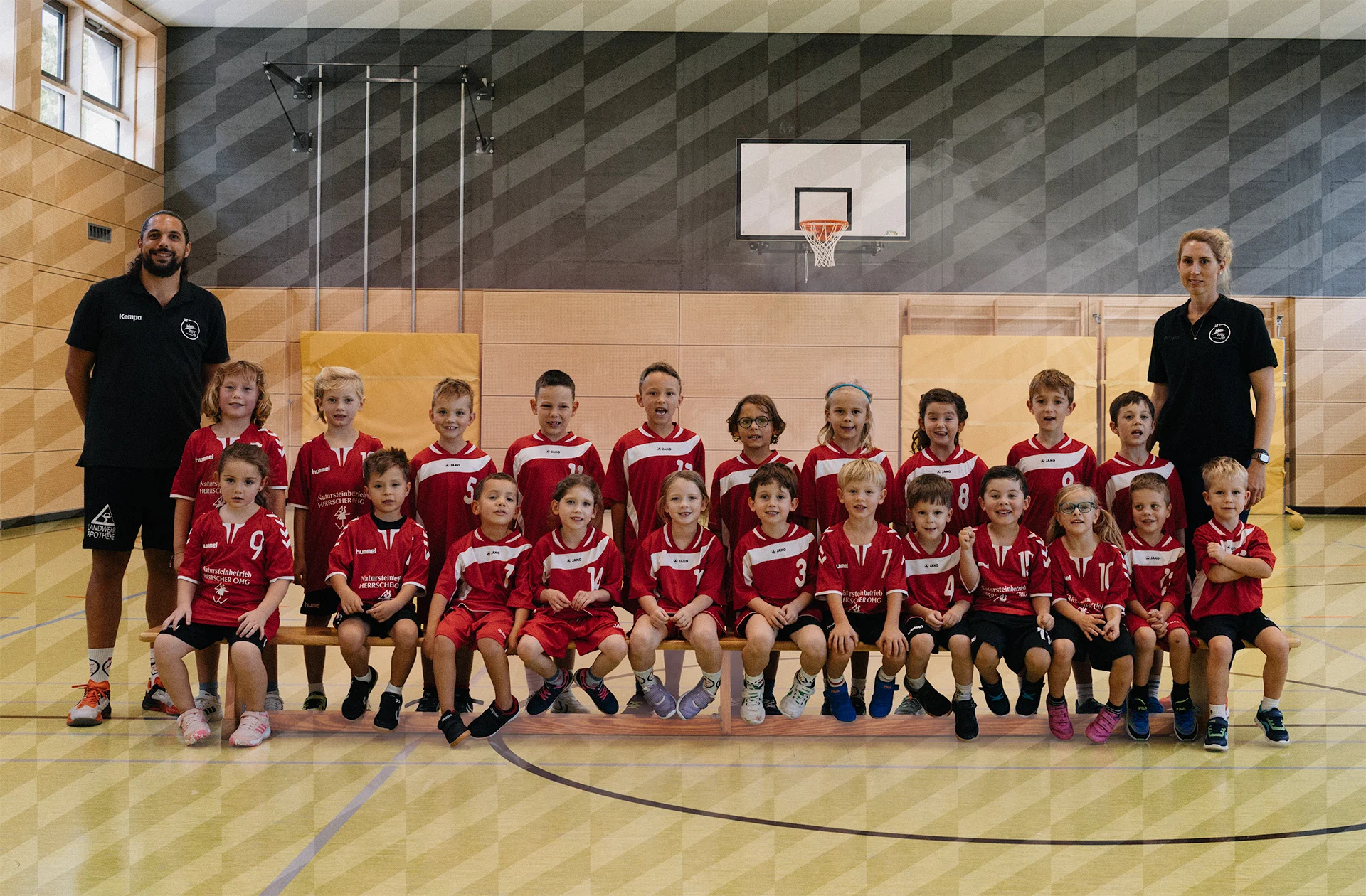 Die Bambinis des TSV 2000 Rothenburg Handball